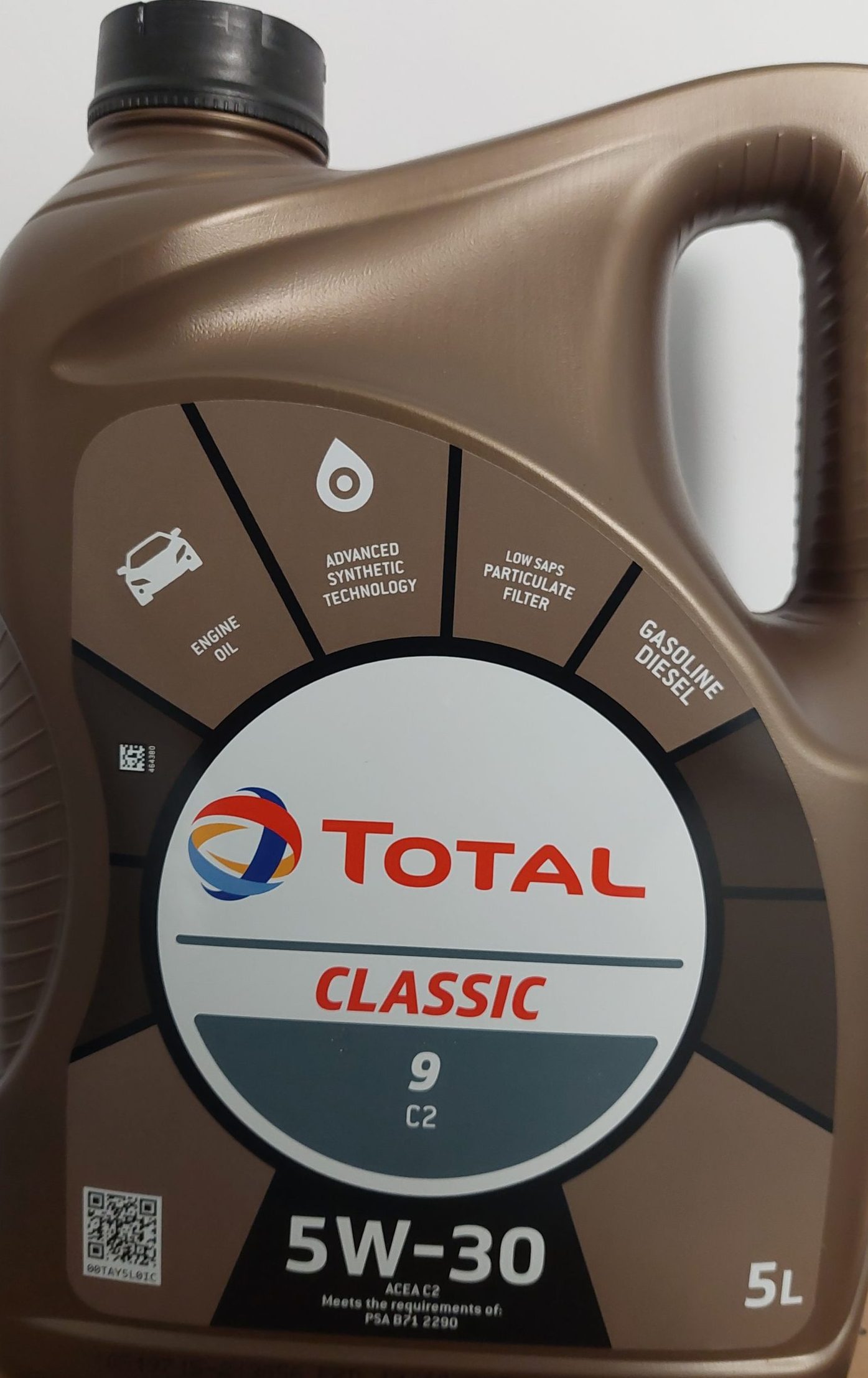 HUILE TOTAL 5W30 CLASSIC 9 C2